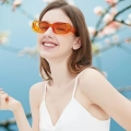 Okulary przeciwsłoneczne retro prostokątne RUNHUIS unisex małe kwadratowe vintage