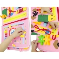 TABLICA SENSORYCZNA SYRENKA MONTESSORI MANIPULACYJNA KSIĄŻKA 3D