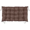 Poduszka ogrodowa 120x80 cm na ławkę palety wodoodporna brązowa