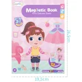 LT522 KSIĄŻKA MAGNETYCZNA PINK UKŁADANKA UBIERANKA ZAŁÓŻ UBRANIA DOPASUJ