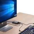Przedłużacz PWAYTEK HDMI KVM USB zaawansowany extender sygnału do sterowania komputerem na odległość