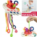 ZABAWKA SENSORYCZNA GRYZAK DLA NIEMOWLĄT MONTESSORI Edukacyjna Grzechotka
