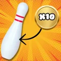 KRĘGLE GRA ZRĘCZNOŚCIOWA SENSORYCZNE DLA DZIECI ZABAWA BOWLING BIAŁE