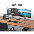 Przełącznik KVM USB-C 13w1 2 monitory 2 komputery HDMI 4K60Hz EDID FQuanmap FQ-de-SW521 POWYSTAWOWY