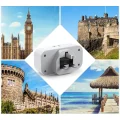 Adapter TESSAN TS-321-UK Wtyczka, 4 w 1 Wtyczka UK, z 2 gniazdami i 2 USB