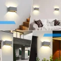 Lampa LED Kingwen, 20 W, ciepła biel 3000 K, IP65, szara, 4 szt.