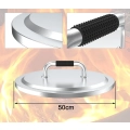 Pokrywa do paleniska 50cm ze stali nierdzewnej GFTIME do Solo Stove Bonfire