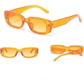 Okulary przeciwsłoneczne retro prostokątne RUNHUIS unisex małe kwadratowe vintage
