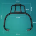 Bagażnik tylny do skutera Vespa GTS/GTL/GTV/Super Artudatech POWYSTAWOWY