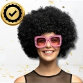 PERUKA WŁOSY CZARNE AFRO KARNAWAŁ PARTY FOTOBUDKA PANIEŃSKI URODZINY