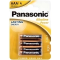 40x najmocniejsze baterie alkaliczne Panasonic Power LR03 AAA
