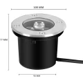 Lampa ogrodowa LED ciepła biała Goodia MDD-3W IP65 oświetlenie zewnętrzne 4 szt.