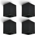 Oprawa natynkowa reflektor sufitowy GU10 Cube LED 230V 4 szt POWYSTAWOWY