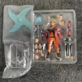 Figurka Naruto Uzumaki z zabezpieczeniem 15 cm kolekcjonerska postać z anime Naruto z podstawą i detalicznym wykonaniem