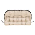 Poduszka ogrodowa 190x40 cm na kanapę ławkę wodoodporna beżowa
