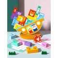 GRA LOGICZNA ZRĘCZNOŚCIOWA KLOCKI BALANSUJĄCY STATEK ARKA NOEGO TETRIS JHTOY-961