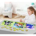 MAGNETYCZNE PUZZLE ZWIERZĄTKA KSIĄZECZKA ZOO JHTOY-266