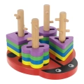 BIEDRONKA DREWNIANA UKŁADANKA MONTESSORI SORTER