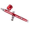 Aerograf Modelarski z Dyszą 0,3mm B-130 DOUBLE ACTION RED MINI Pistolet