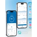 Cyfrowa waga Bluetooth Lepulse FI2016LB z analizą ciała BMI POWYSTAWOWY