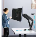POWYSTAWOWY Uchwyt do dwóch monitorów HUANUO HNDS12 15-35