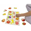 UKŁADANKA EDUKACYJNA DREWNIANE PUZZLE OWOCE
