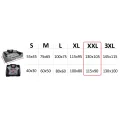 Legowisko dla psa kojec KINGDOG 130x105 cm personalizowane wodoodporne niebieskie