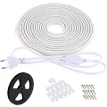 UŻYWANE Taśma LED COB PCNING 10 m 220 V IP67 wodoodporna ciepła biała 3000K