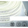 Taśma LED pcning 20 m 220V-230V zimna biel 6000K z zasilaczem i wtyczką EU