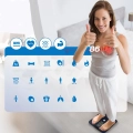 Cyfrowa waga Bluetooth Lepulse FI2016LB z analizą ciała BMI POWYSTAWOWY