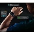Smartwatch Fitpolo ID208Plus, ekranem 1,8'' IP68, ponad 110 trybów, czarny