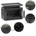 Plastikowe pudełko do przechowywania HAIXIN 32 L, 6 sztuk, czarne