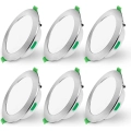 REFLEKTOR ALUSSO DL-SS25-105LND3 3000K 4000K 6500K 320-400LM 5W 75-85MM zestaw 12szt.