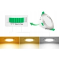 REFLEKTOR ALUSSO DL-SS25-105LND3 3000K 4000K 6500K 320-400LM 5W 75-85MM zestaw 12szt.
