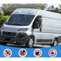 Moskitiery szyb drzwi przednich FIAT Ducato 2006-2025 ochrona przed owadami