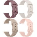 Pasek silikonowy do zegarka AK 22mm zestaw 4 szt. z klamrą szybka wymiana unisex