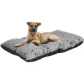 Legowisko dla psa poduszka PRESTIGE 80x60 cm wodoodporna kości czarne