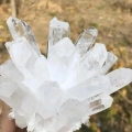 Biały kwarc Mineralny naturalny duży 100g kamień dekoracyjny do medytacji, terapii energią i kolekcjonowania minerałów