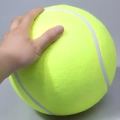 Duża piłka tenisowa dmuchana dla psa 24 cm zabawka interaktywna odporna na gryzienie dla dużych ras