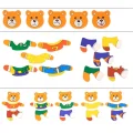 DREWNIANA UKŁADANKA PUZZLE UBIERANKA EMOCJE MINY RODZINA MISIÓW 47 EL.