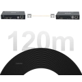 Przedłużacz KVM XYKJOBC EXTENDER 4K 120M zestaw HDMI USB do zdalnego sterowania komputerem