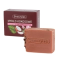 MYDŁO kokosowe z różą i glinką czerwoną - 100 g