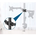 Uchwyt na dwa monitory BONTEC MDM002 13-27'', VESA 75/100