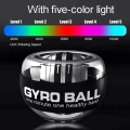 GYRO BALL KULA ŻYROSKOPOWA LED DO ĆWICZEŃ do wzmacniania nadgarstków, palców i rehabilitacji dłoni z efektem świetlnym