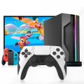 Bezprzewodowy gamepad GAMINJA P48 do PS4/PS3 PC kontroler z wibracjami i trybem turbo do konsol i komputera