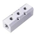 Listwa Rozdzielacz Pneumatyczny 3x 1/4" 2x 1/2" Alu Kompresora Sprężarki