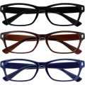 Okulary do czytania La Société RRR77 +1.0 unisex zestaw 3 szt.