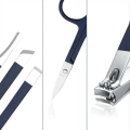 Zestaw do manicure i pedicure RESTEQ 18 narzędzi w etui zestaw pielęgnacyjny do paznokci dłoni stóp