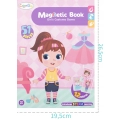 KSIĄŻKA MAGNETYCZNA UKŁADANKA GRA UBIERANKA ZAŁÓŻ UBRANIA PUZZLE MONTESSORI