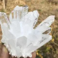 Biały kwarc Mineralny naturalny duży 100g kamień dekoracyjny do medytacji, terapii energią i kolekcjonowania minerałów